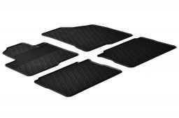 Hyundai Santa Fe (CM) 2006-2012 car mats set anti-slip Rubbasol rubber (HYU1SFFR)