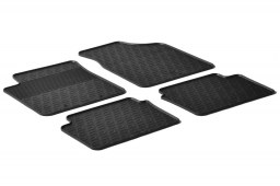 Hyundai i10 (PA) 2008-2013 5-door hatchback car mats set anti-slip Rubbasol rubber (HYU2I1FR)