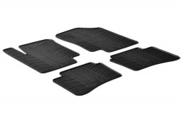 Hyundai i20 (PB) 2009-2014 3 & 5-door hatchback car mats set anti-slip Rubbasol rubber (HYU2I2FR)