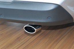 Hyundai Kona (OS) 2017-present exhaust finisher oval 105x72 mm stainless steel (HYU2KOTP)