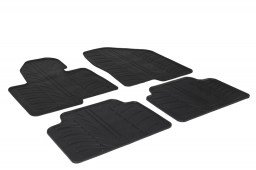 Hyundai Santa Fe (DM) 2012-2018 car mats set anti-slip Rubbasol rubber (HYU2SFFR)