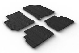 Car mats Hyundai Kona (SX2) 2023-> Rubbasol rubber (HYU3KOFR) (1)