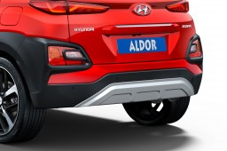 Hyundai Kona (OS) 2017-present skid plate set silver (HYU1KOSP)