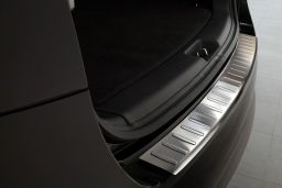Hyundai Santa Fe (CM) 2010-2012 rear bumper protector stainless steel (HYU4SFBP) (2)
