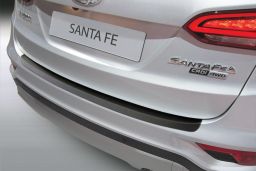 Hyundai Santa Fe (DM) 2015-> rear bumper protector ABS (HYU8SFBP)