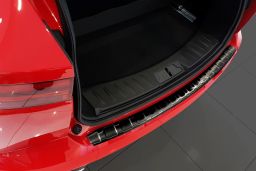 Jaguar E-Pace 2017-present rear bumper protector stainless steel black (JAG2EPBP)