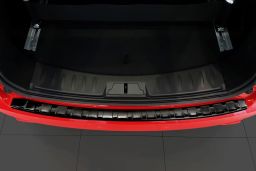 Jaguar E-Pace 2017-present rear bumper protector stainless steel black (JAG2EPBP) (2)