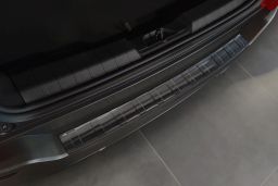 Rear bumper protector Jeep Avenger 2023-> stainless steel anthracite (JEE2AVBP) (1)