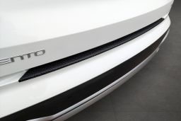 Rear bumper protector Kia Sorento (MQ4) 2020-> aluminium diamond plate anthracite matt (KIA11SOBP) (1)