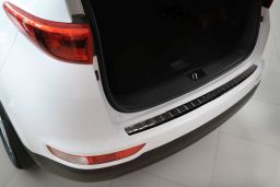 Rear bumper protector Kia Sportage IV (QL) 2018-2021   carbon (KIA15SPBP) (1)