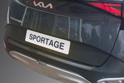 Rear bumper protector Kia Sportage V (NQ5) 2021-present ABS - brushed alloy (KIA16SPBP) (1)
