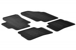 Kia Rio (JB) 2005-2011 4 & 5-door car mats set anti-slip Rubbasol rubber (KIA1RIFR)