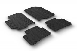 Kia Stonic (YB) 2017-present car mats set anti-slip Rubbasol rubber (KIA1STFR)