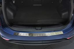 Kia Carens IV (RP) 2013-2016 rear bumper protector stainless steel (KIA2CABP) (1)