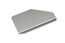 Foot rest trim Kia EV6 2021-> stainless steel (KIA2E6FA) (1)