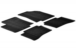 Kia Rio (UB) 2011-2017 5-door hatchback car mats set anti-slip Rubbasol rubber (KIA2RIFR)