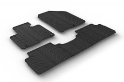 Kia Sorento (UM) 2015-present car mats set anti-slip Rubbasol rubber (KIA2SOFR)