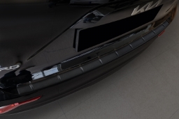 Rear bumper protector suitable for Kia Niro II (SG2) 2022-> stainless steel matt black (KIA3NIBP) (1)