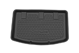 Boot mat suitable for Kia Rio (UB) 2011-2017 5-door hatchback Cool Liner anti slip PE/TPE rubber (KIA3RITM-C) (1)