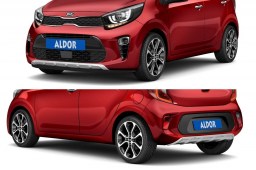 Kia Picanto (JA) 2017-present skidplate set silver (KIA4PISP)