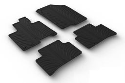 Car mats Kia Sportage V (NQ5) 2021-present set anti-slip Rubbasol rubber (KIA4SPFR) (1)