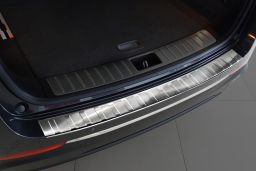 Kia Optima Sportswagon (JF) 2016-> wagon rear bumper protector stainless steel (KIA5OPBP) (1)
