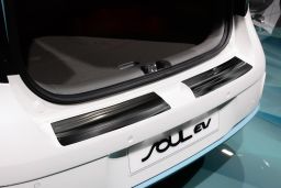 Kia Soul II (PS) EV 2014-> 5-door hatchback rear bumper protector stainless steel black (KIA6SLBP) (1)