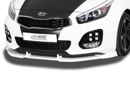 Front spoiler Vario-X Kia Cee'd Sportswagon (JD) 2012-2018 wagon PU - painted (KIA8CEVX) (1)