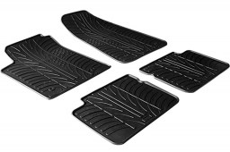 Lancia Delta III 2008-2014 5-door hatchback car mats set anti-slip Rubbasol rubber (LAN1DEFR)