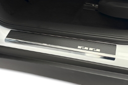 Door sill plates suitable for Leapmotor C10 2024->   stainless steel - carbon foil (LEA2C1EA) (1)