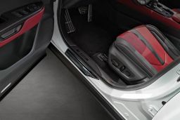Door sill plates Lexus NX II (AZ20) 2021-> stainless steel high gloss black 4 pieces (LEX1NXEG) (1)