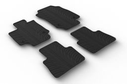 Car mats Lexus NX II (AZ20) 2021-> set anti-slip Rubbasol rubber (LEX1NXFR) (1)