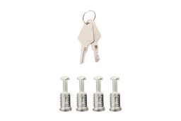 Menabo Tiger - Delta premium lock set 4 pcs (LOCK1RM)