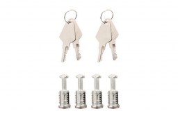 Menabo Tiger - Delta premium lock set 4 pcs (LOCK1RM)