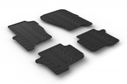 Land Rover Discovery 4 2009-2017 car mats set anti-slip Rubbasol rubber (LRO1DIFR)