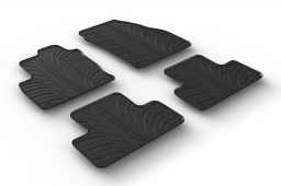 Land Rover Range Rover Evoque (L538) 2011-present car mats set anti-slip Rubbasol rubber (LRO1EVFR)