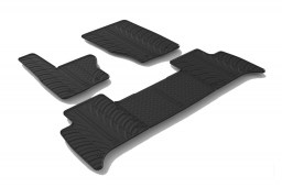 Land Rover Discovery 5 2017-present car mats set anti-slip Rubbasol rubber (LRO2DIFR)