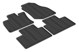 Car mats suitable for Lynk & Co 01 (CX11) 2021-> Rubbasol rubber (LYN1C01FR) (1)