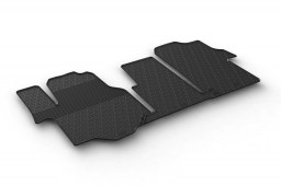 MAN TGE 2017-present car mats set anti-slip Rubbasol rubber (MAN1TGFR)