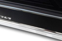 Door sill plates Maxus e-Deliver 9 2021-> stainless steel - carbon foil (MAX2E9EA) (1)