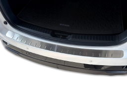 Rear bumper protector suitable for Mazda CX-5 (KF) 2017->   stainless steel brushed (MAZ14C5BA) (1)