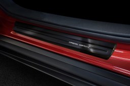 Door sill plates Mazda CX-30 2019-present stainless steel anthracite 4 pieces (MAZ1C0EG) (1)