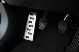 Foot rest trim suitable for Mazda CX-3 2015-2022   stainless steel brushed (MAZ1C3FA) (1)