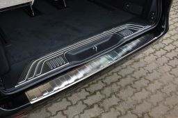 Mercedes-Benz Vito - V-Class (W447) 2014-> rear bumper protector stainless steel (MB10VIBP) (1)