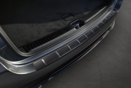 Rear bumper protector suitable for Mercedes-Benz GLE (V167) 2023-> stainless steel brushed anthracite (MB13GEBP) (1)