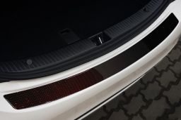 Mercedes-Benz C-Class (W205) 2014-> 4-door saloon rear bumper protector carbon (MB16CKBP) (1)