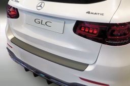 Rear bumper protector Mercedes-Benz GLC (X253) 2019-present ABS - brushed alloy (MB18GCBP) (1)