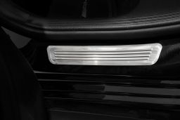 Door sill plates Mercedes-Benz C-Class (W205) 2014-present 4-door saloon stainless steel 2 pieces (MB1CKEG) (1)
