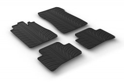 Mercedes-Benz C-Class (W202) 1993-2000 4-door saloon car mats set anti-slip Rubbasol rubber (MB1CKFR)