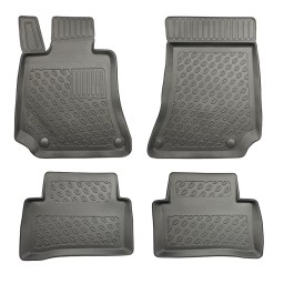 Mercedes-Benz E-Class (W212) 2009-2016 4d foot mat set PE/TPE rubber / automatten set PE/TPE rubber / Fußmatten Set PE/TPE Gummi / jeu tapis auto PE/TPE caoutchouc (MB1EKFM)